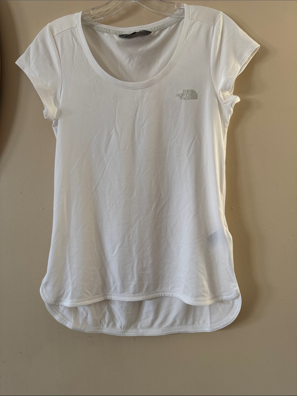 The North Face White Scoop-Neck Performance Tee Size XS